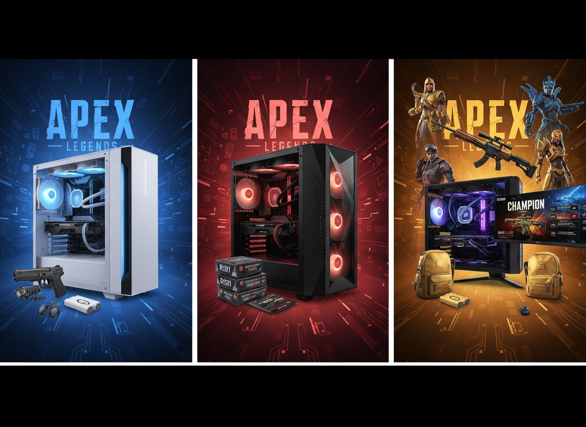 資金別！『Apex Legends』特化のゲーミングPC構成案：予算15万・25万・40万円のパーツリスト